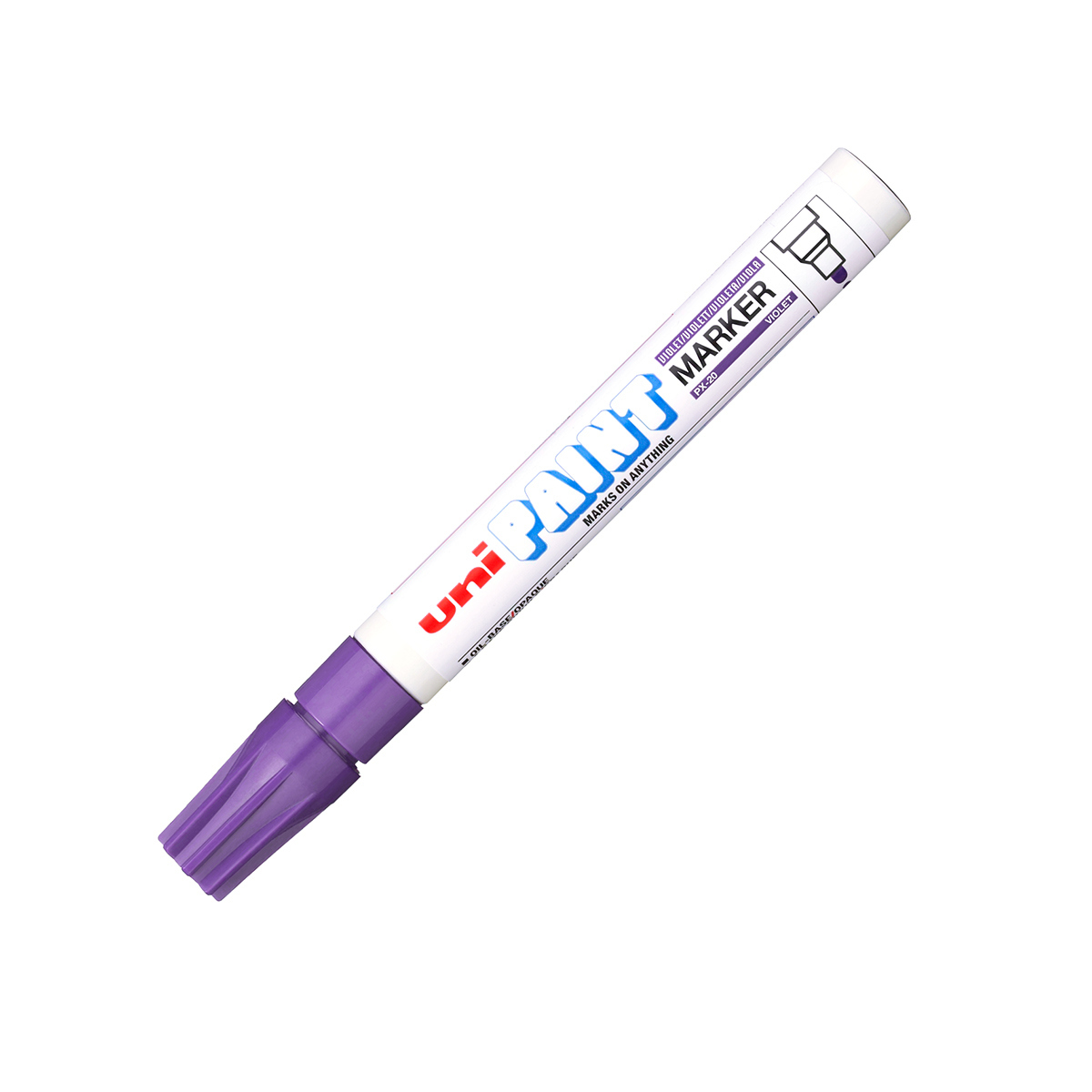 เพ้นท์มาร์คเกอร์-ม่วง(184247) UNI MITSUBISHI รุ่น PX-20 ราคา ฿49.5