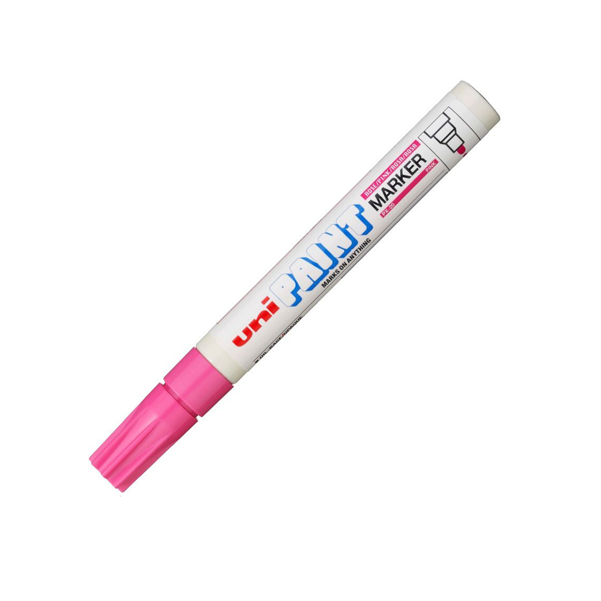 เพ้นท์มาร์คเกอร์-ชมพู(184254) UNI MITSUBISHI รุ่น PX-20 ราคา ฿49.5