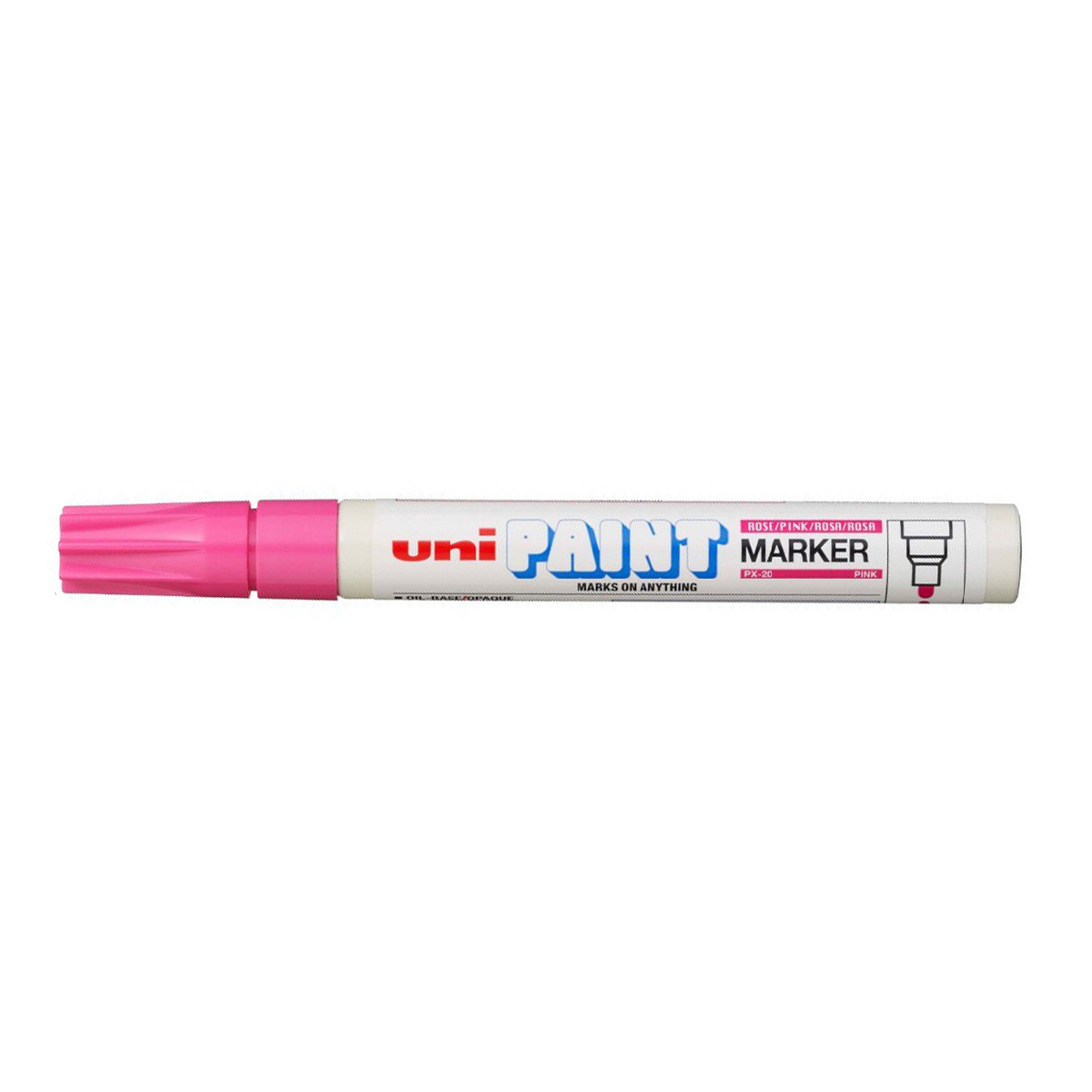 เพ้นท์มาร์คเกอร์-ชมพู(184254) UNI MITSUBISHI รุ่น PX-20 รูปที่ 2