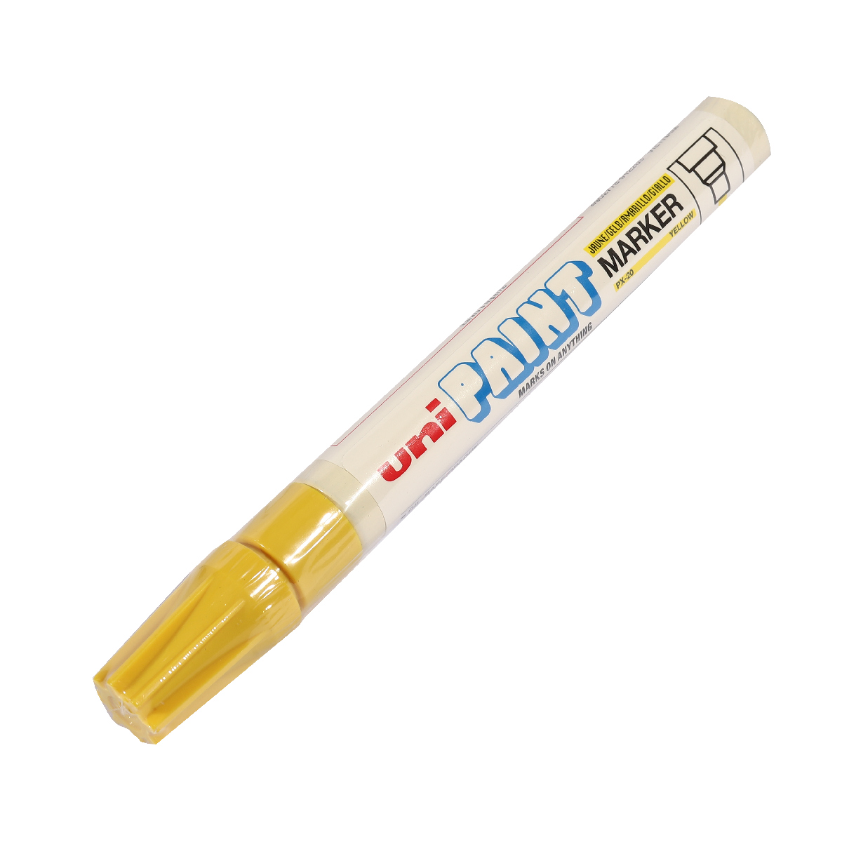 เพ้นท์มาร์คเกอร์-เหลือง(184278) UNI MITSUBISHI รุ่น PX-20 ราคา ฿49.5
