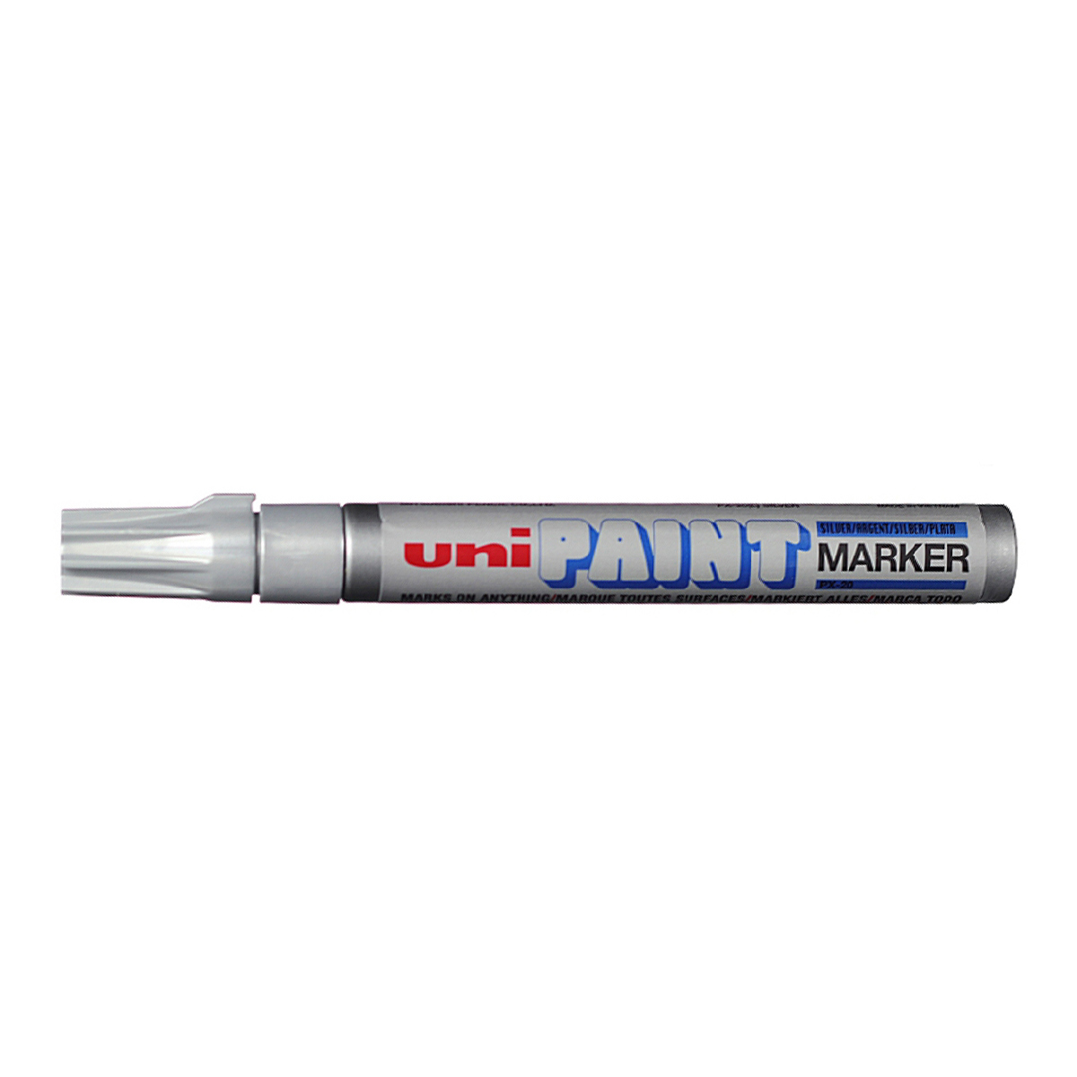 เพ้นท์มาร์คเกอร์-เงิน(184292) UNI MITSUBISHI รุ่น PX-20 รูปที่ 2
