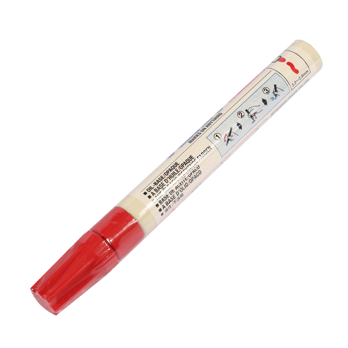 เพ้นท์มาร์คเกอร์-แดง(184308) UNI MITSUBISHI รุ่น PX-20 รูปที่ 3
