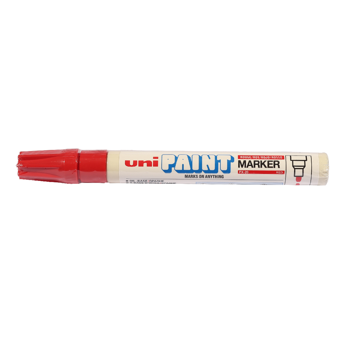 เพ้นท์มาร์คเกอร์-แดง(184308) UNI MITSUBISHI รุ่น PX-20 รูปที่ 2