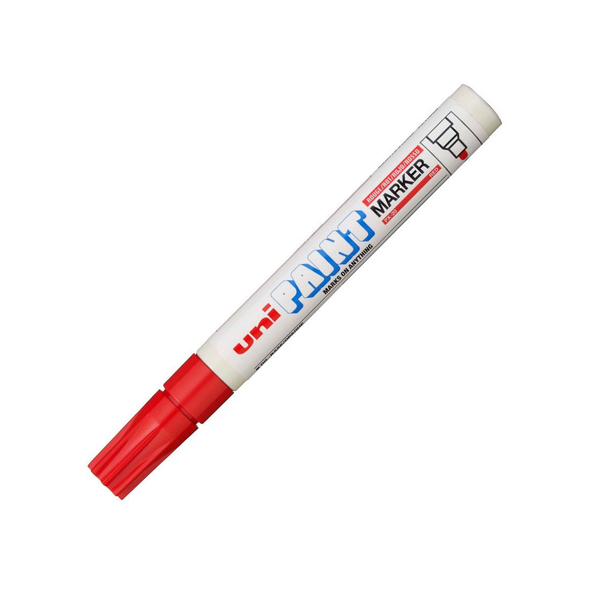 เพ้นท์มาร์คเกอร์-แดง(184308) UNI MITSUBISHI รุ่น PX-20 ราคา ฿49.5