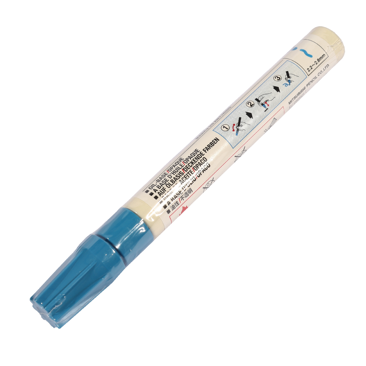 เพ้นท์มาร์คเกอร์-ฟ้า(184315) UNI MITSUBISHI รุ่น PX-20 รูปที่ 3
