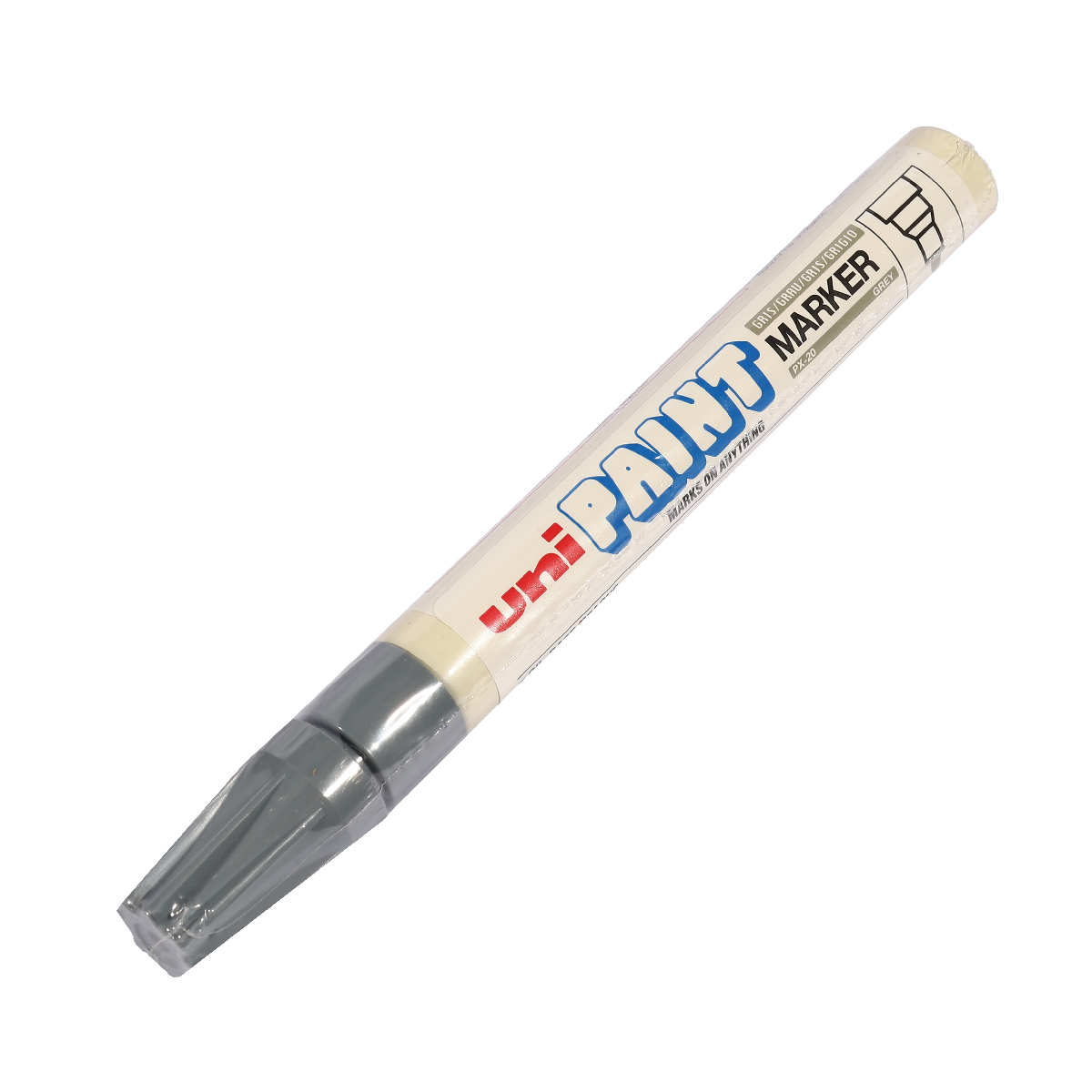 เพ้นท์มาร์คเกอร์-เทา(196264) UNI MITSUBISHI รุ่น PX-20 ราคา ฿49.5