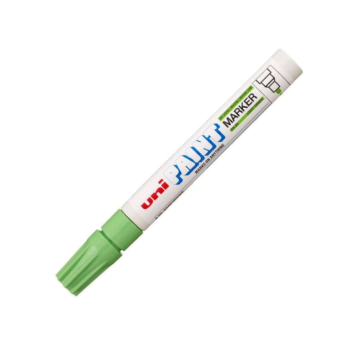 เพ้นท์มาร์คเกอร์-เขียวอ่อน(249762) UNI MITSUBISHI รุ่น PX-20 ราคา ฿49.5