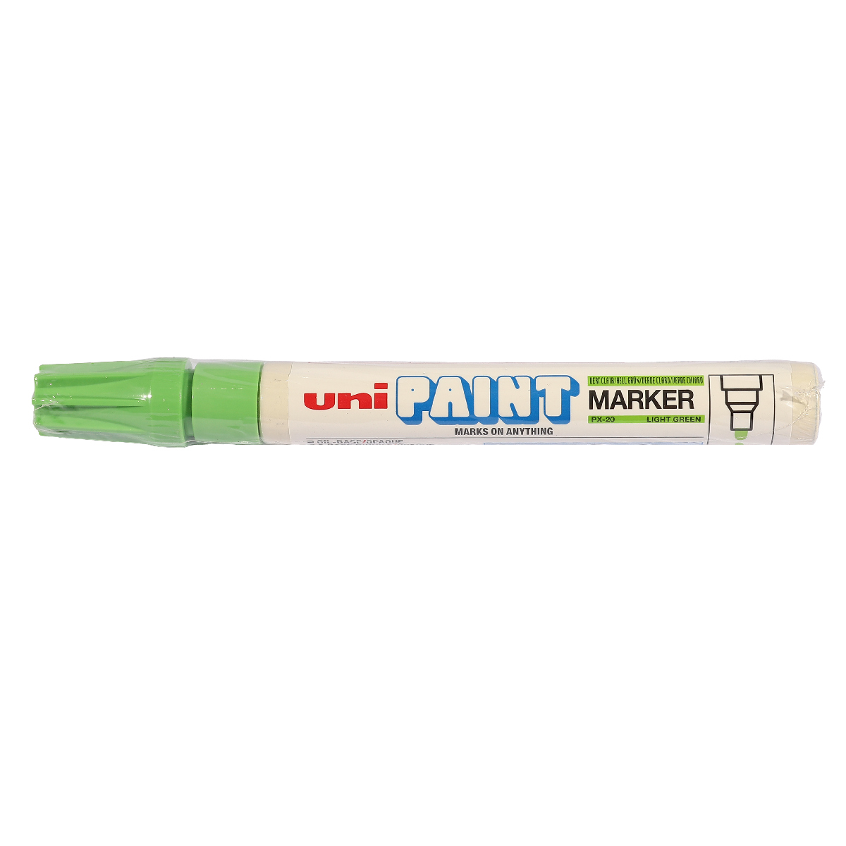 เพ้นท์มาร์คเกอร์-เขียวอ่อน(249762) UNI MITSUBISHI รุ่น PX-20 รูปที่ 2