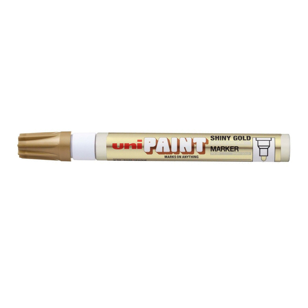 เพ้นท์มาร์คเกอร์-SHINYGOLD(250799) UNI MITSUBISHI รุ่น PX-20 รูปที่ 2
