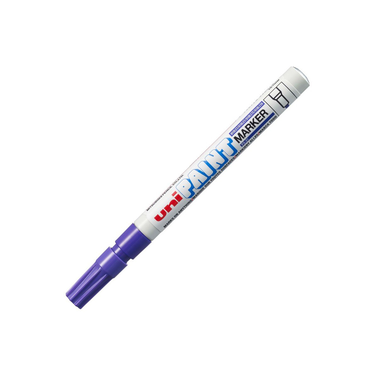 เพ้นท์มาร์คเกอร์-สีม่วง(184377) UNI MITSUBISHI รุ่น PX-21 ราคา ฿49.5
