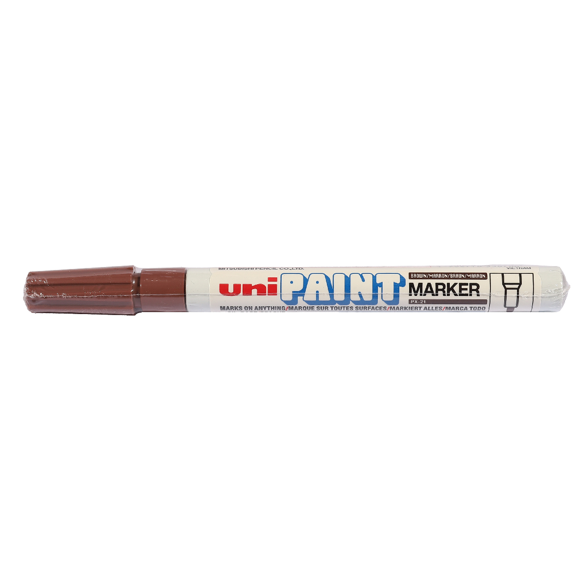 เพ้นท์มาร์คเกอร์-นํ้าตาล(184438) UNI MITSUBISHI รุ่น PX-21 รูปที่ 2