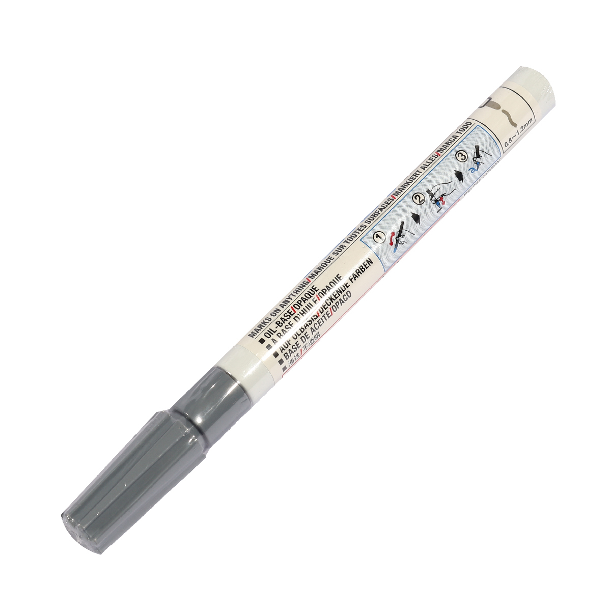 เพ้นท์มาร์คเกอร์-สีเทา(184360) UNI MITSUBISHI รุ่น PX-21 รูปที่ 3