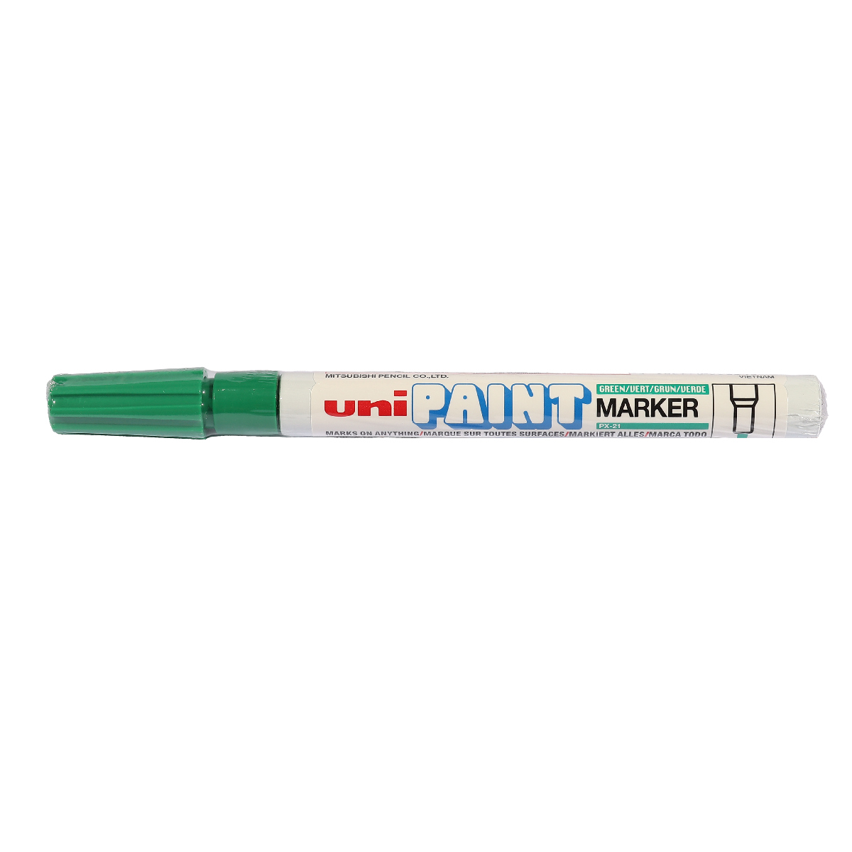 เพ้นท์มาร์คเกอร์-สีเขียว(184391) UNI MITSUBISHI รุ่น PX-21 รูปที่ 2