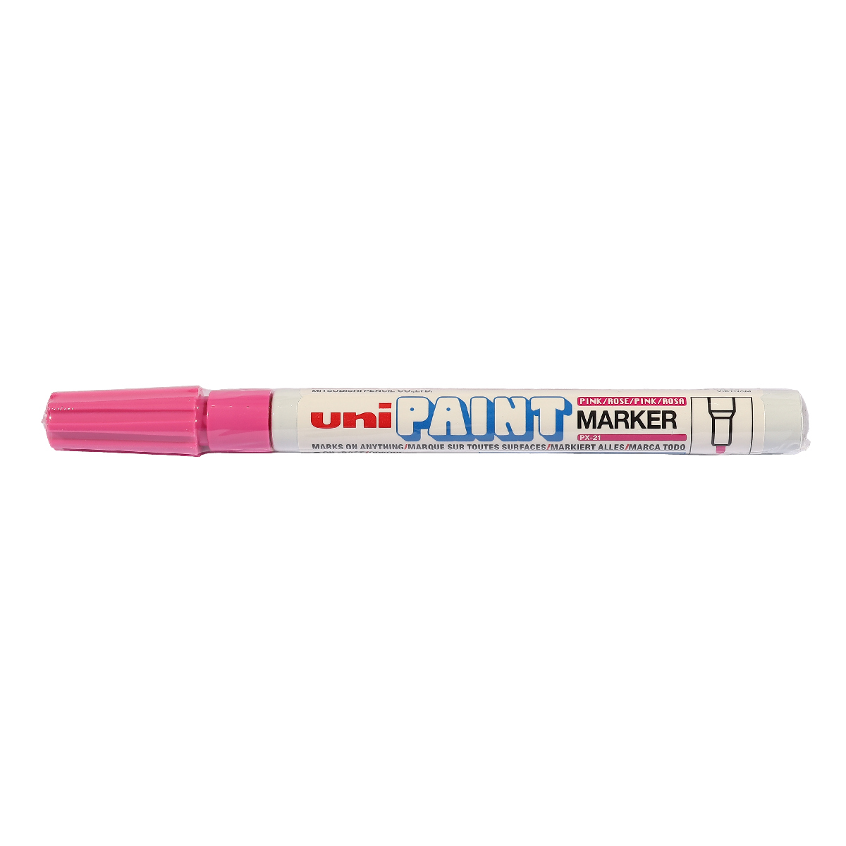 เพ้นท์มาร์คเกอร์-สีชมพู(184384) UNI MITSUBISHI รุ่น PX-21 รูปที่ 2