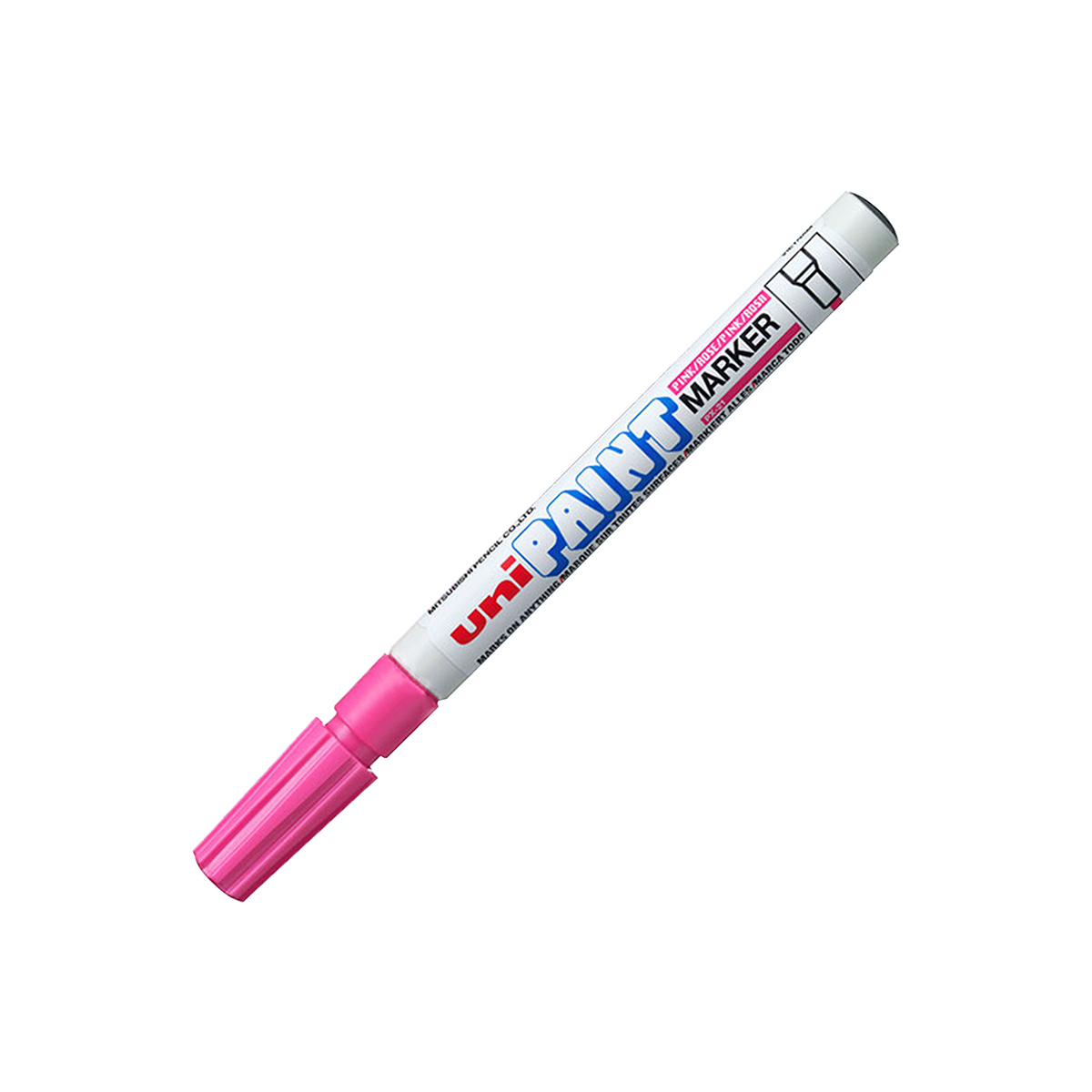 เพ้นท์มาร์คเกอร์-สีชมพู(184384) UNI MITSUBISHI รุ่น PX-21 ราคา ฿49.5
