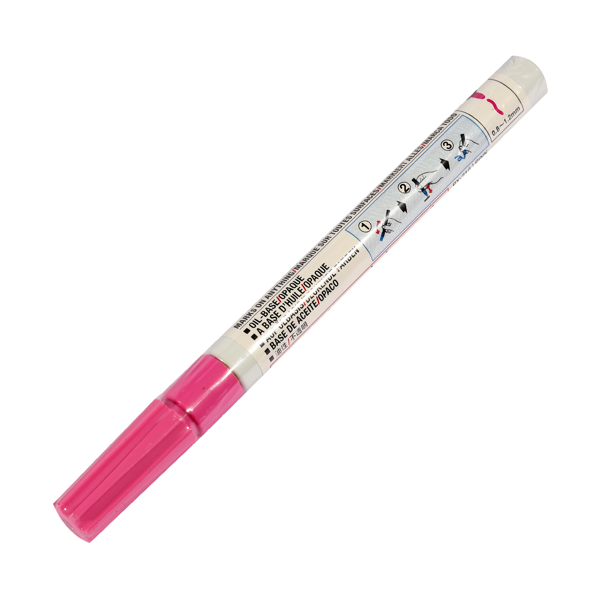 เพ้นท์มาร์คเกอร์-สีชมพู(184384) UNI MITSUBISHI รุ่น PX-21 รูปที่ 3