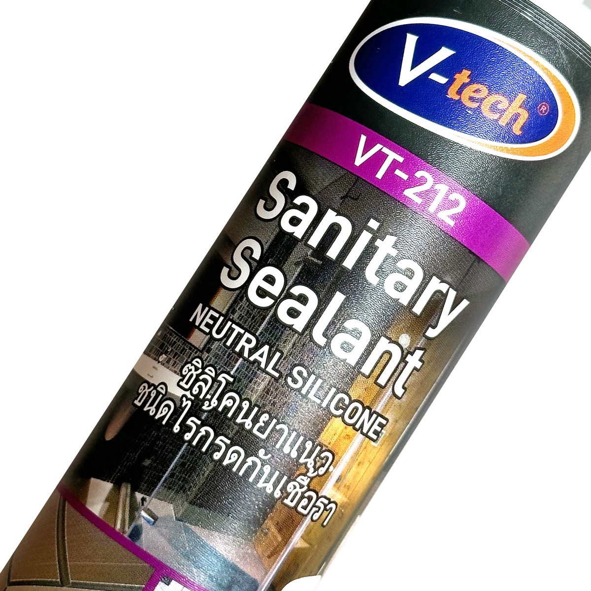 ซิลิโคนสีขาว(กันเชื้อรา)ไม่มีกรด V-TECH รุ่น VT-212W รูปที่ 3