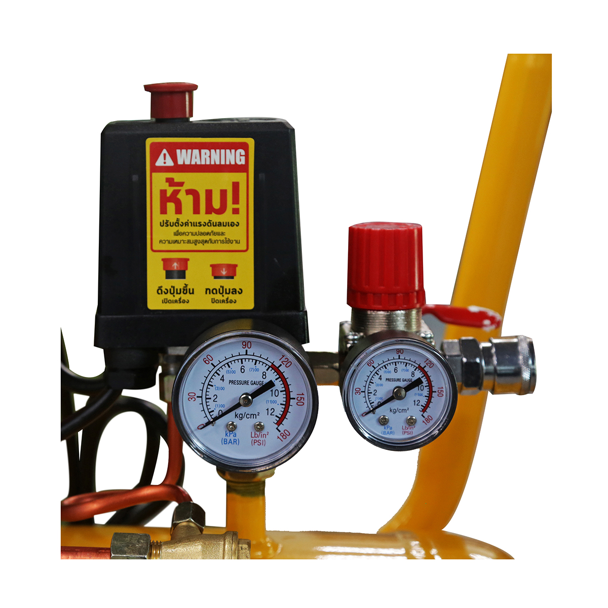 ปั๊มลมขับตรง 3HP ถัง 50L VALU รุ่น BM2050 รูปที่ 3