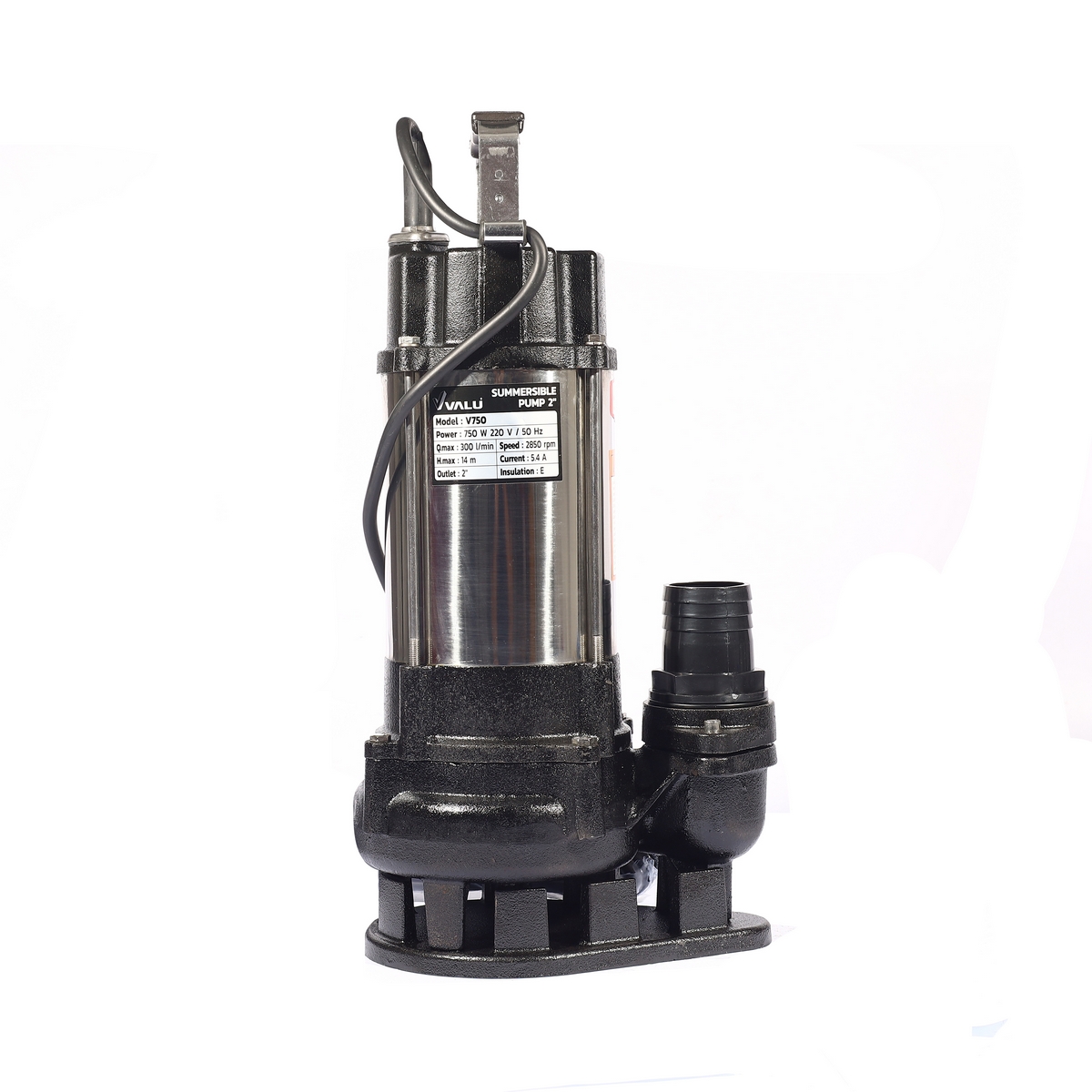 ปั๊มแช่น้ำเสีย 2"/ 750W VALU รุ่น V750 รูปที่ 2