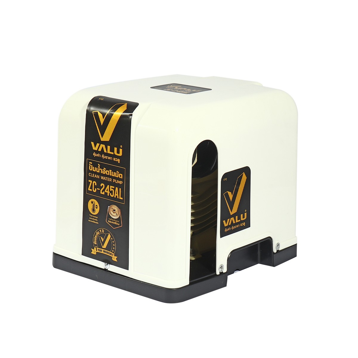 ปั๊มน้ำอัตโนมัติ370Wพร้อมฝาครอบ VALU รุ่น ZC-245AL รูปที่ 2