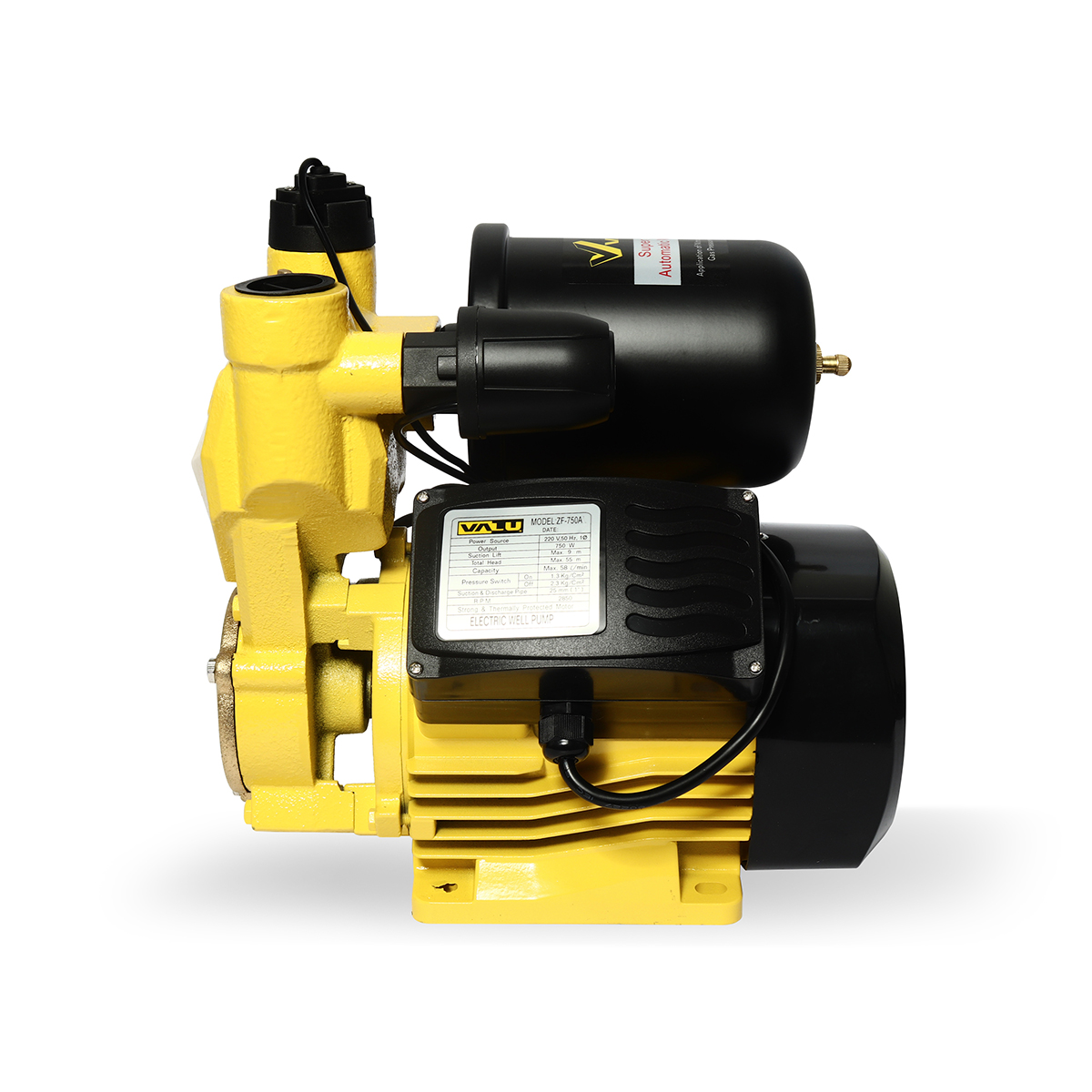 ปั๊มน้ำอัตโนมัติพร้อมFLOW SENSER VALU รุ่น ZF-750A รูปที่ 2