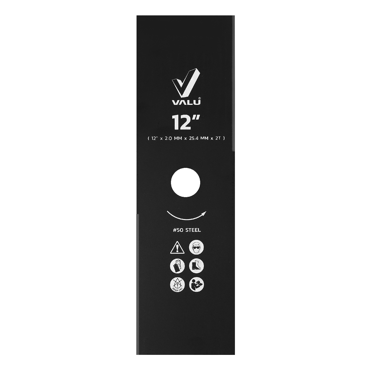 ใบบังตอ ตัดหญ้า 12" X 2.0MM หนา VALU รุ่น GS2012 ราคา ฿66