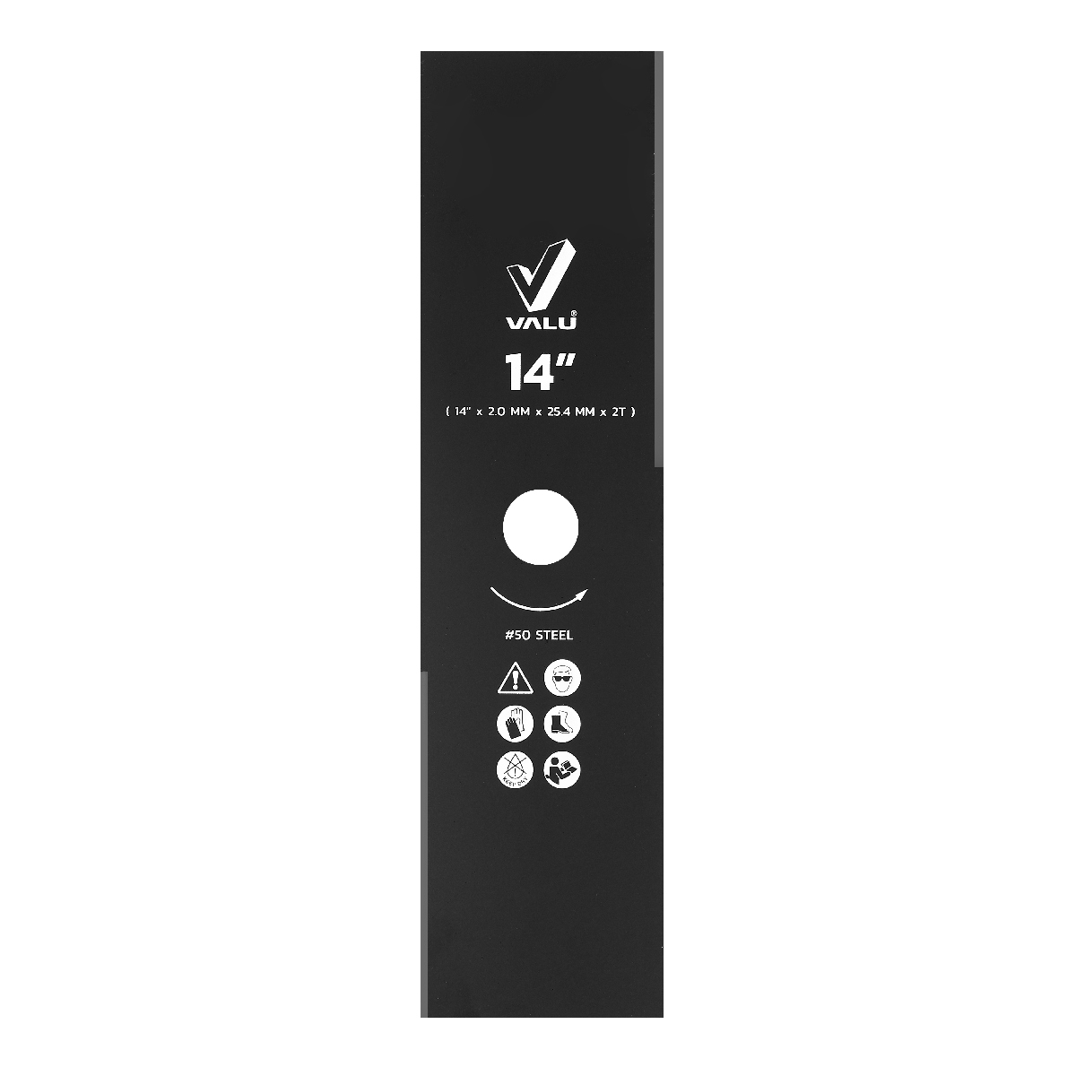 ใบบังตอ ตัดหญ้า 14" X 2.0MM หนา VALU รุ่น GS2014 ราคา ฿86.4