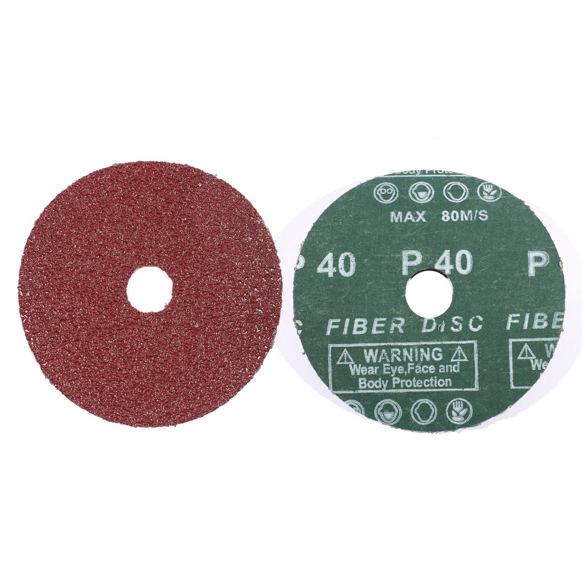 กระดาษทรายกลม หลังไฟเบอร์ 4" #40 ขัดโลหะ VALU ราคา ฿9.6