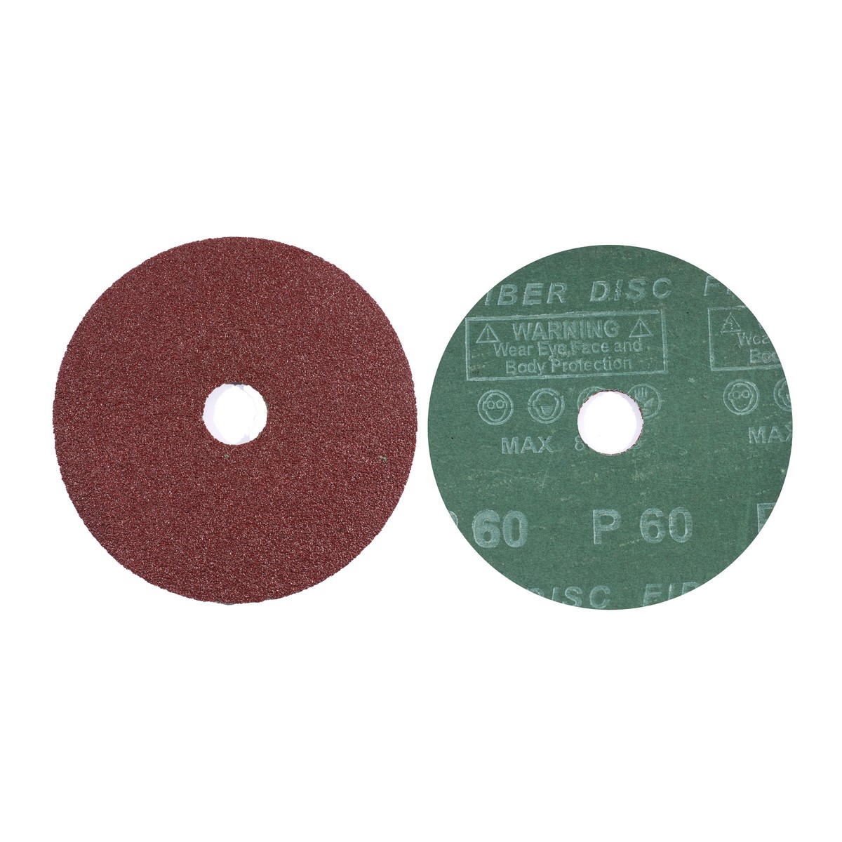 กระดาษทรายกลม หลังไฟเบอร์ 4" #60 ขัดโลหะ VALU ราคา ฿9.6