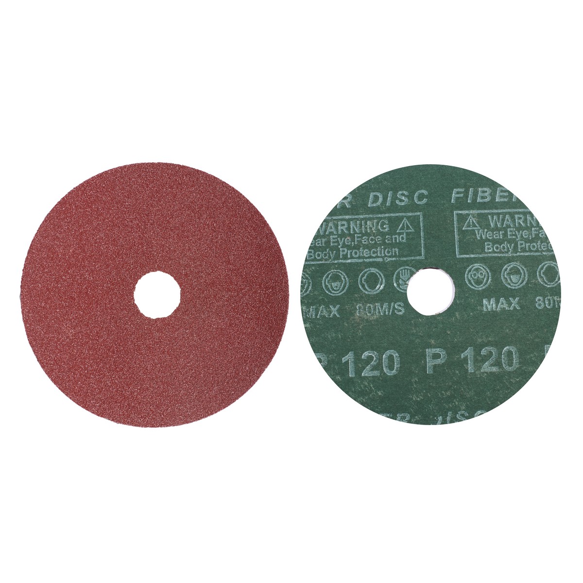 กระดาษทรายกลมหลังไฟเบอร์ 4" #120 ขัดโลหะ VALU ราคา ฿9.6