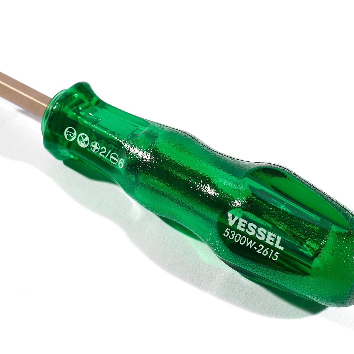 ไขควงสลับ(แฉก/แบน)ตอกได้แกนหกเหลี่ยม 6" VESSEL รุ่น 5300W-2615 รูปที่ 3