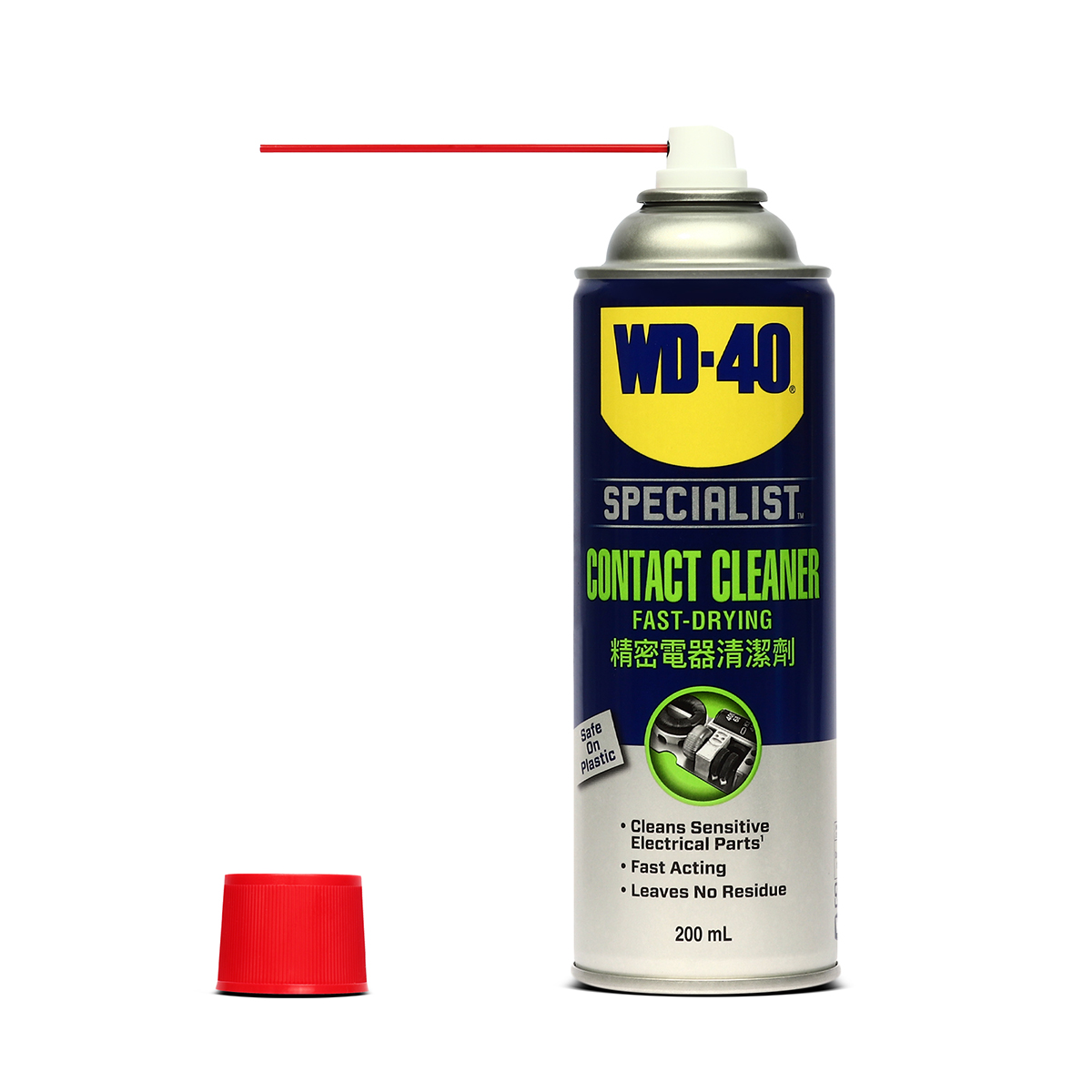 WD-40 SPECIALIST สเปรย์ล้างหน้าสัมผัสทางไฟฟ้า (Contact Cleaner) ขนาด 200 มิลลิลิตร ทำความสะอาดคราบน้ำมัน เขม่า แห้งเร็ว (ดับบลิวดี สี่สิบ สเปเชียลลิสต์) รูปที่ 5