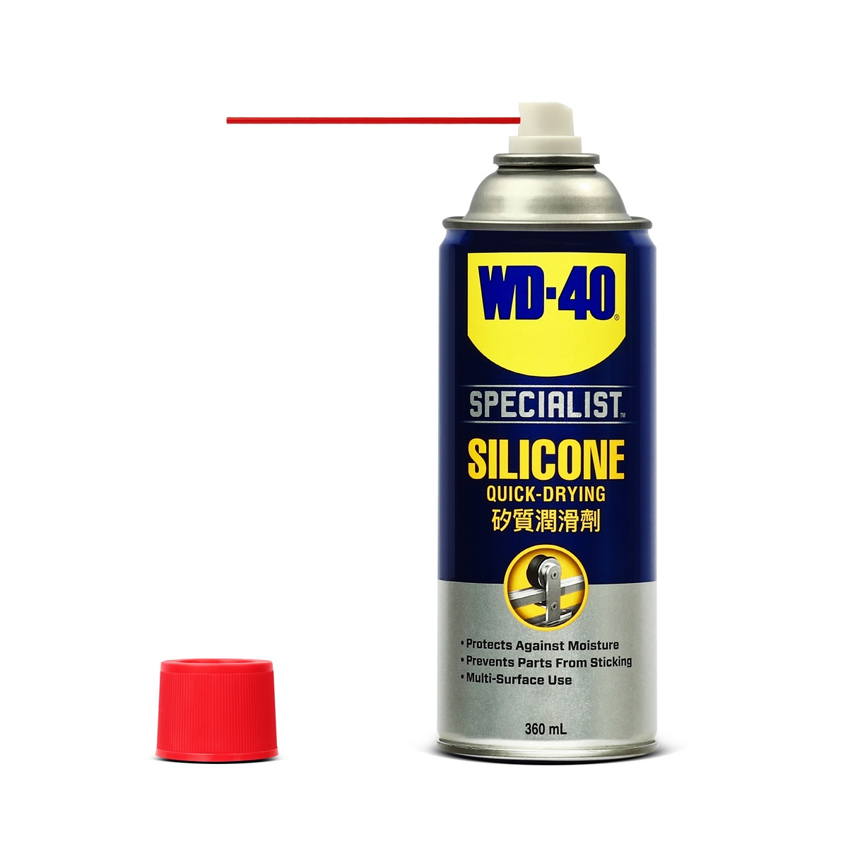 WD-40 SPECIALIST ซิลิโคนสเปรย์สำหรับหล่อลื่น (Silicone Lubricant) ขนาด 360 มิลลิลิตร ใช้กับยางได้ ไม่ทิ้งคราบเหนียว (ดับบลิวดี สี่สิบ สเปเชียลลิสต์) รูปที่ 5