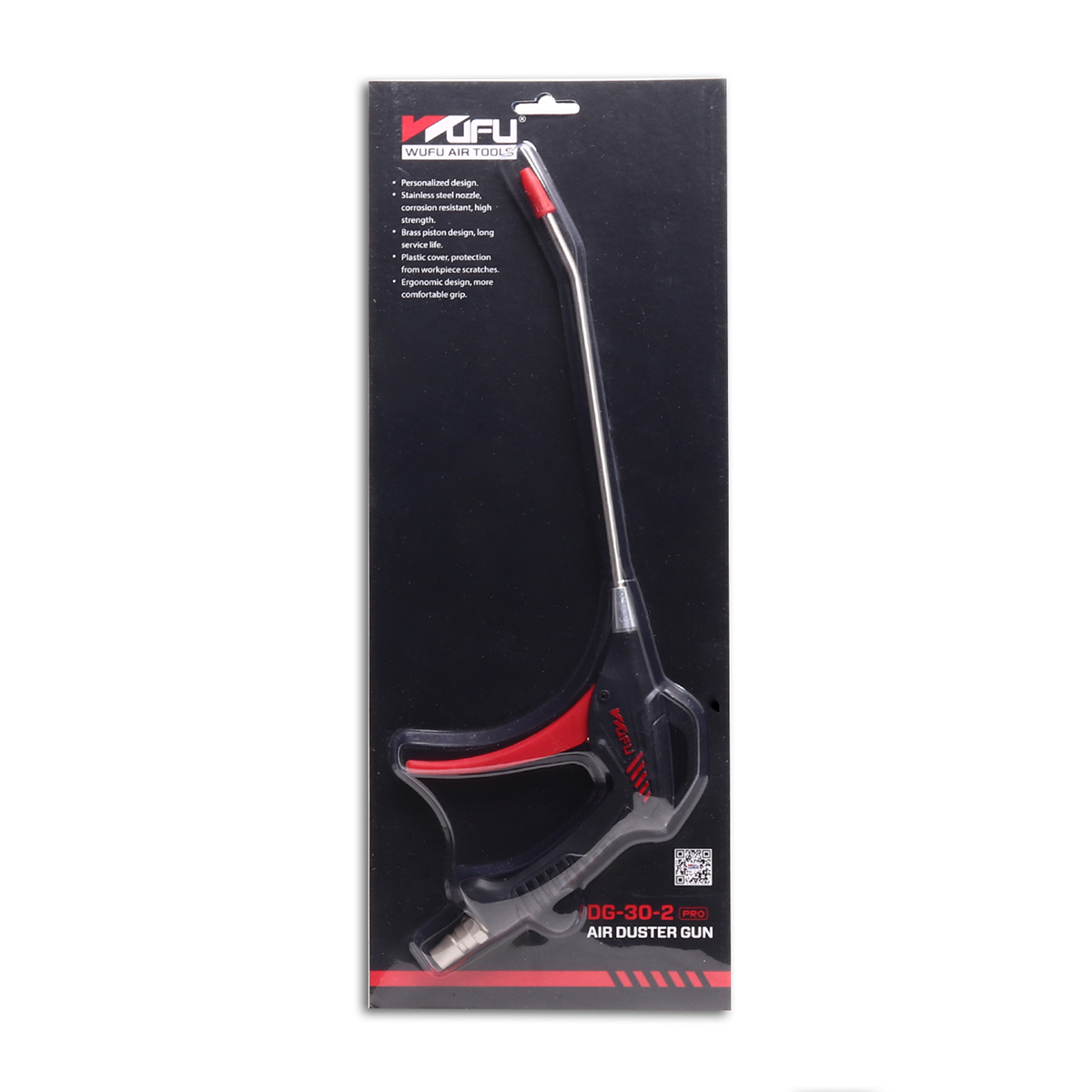 ปืนลมกลางด้ามไนลอน 200มม. WUFU รุ่น BLACK DG-30-2 รูปที่ 3