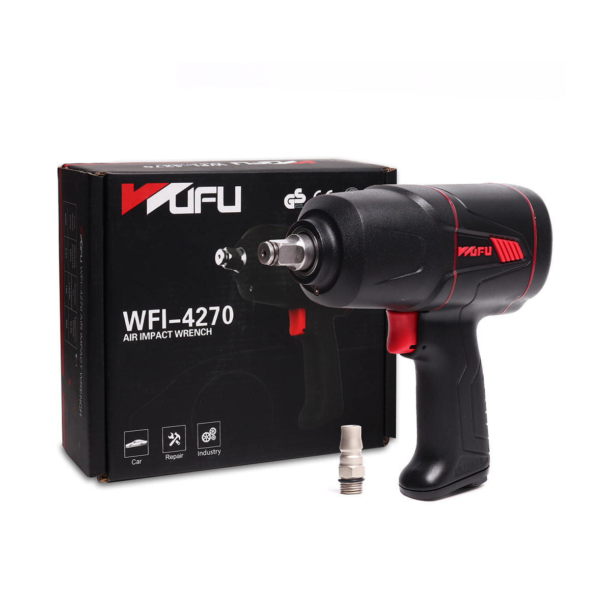 บล๊อก 1/2"COMPOSITE TWINH WUFU รุ่น BLACK WFI-4270 รูปที่ 5