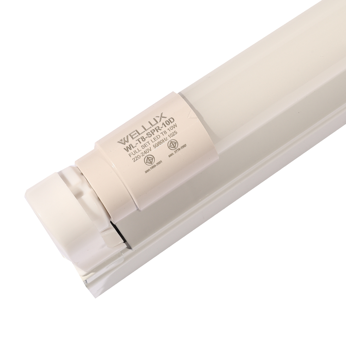 หลอดLED T8 พร้อมราง-10W-DAYLIGHT-6500K WELLUX รูปที่ 2