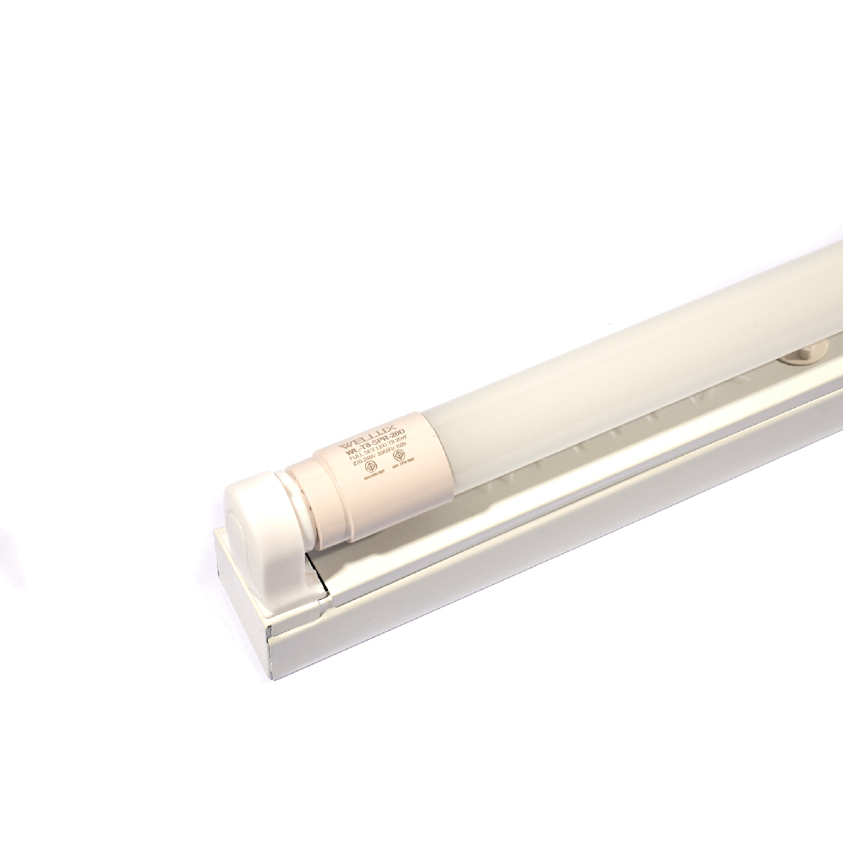 หลอดLED T8 พร้อมราง-20W-DAYLIGHT-6500K WELLUX รูปที่ 2