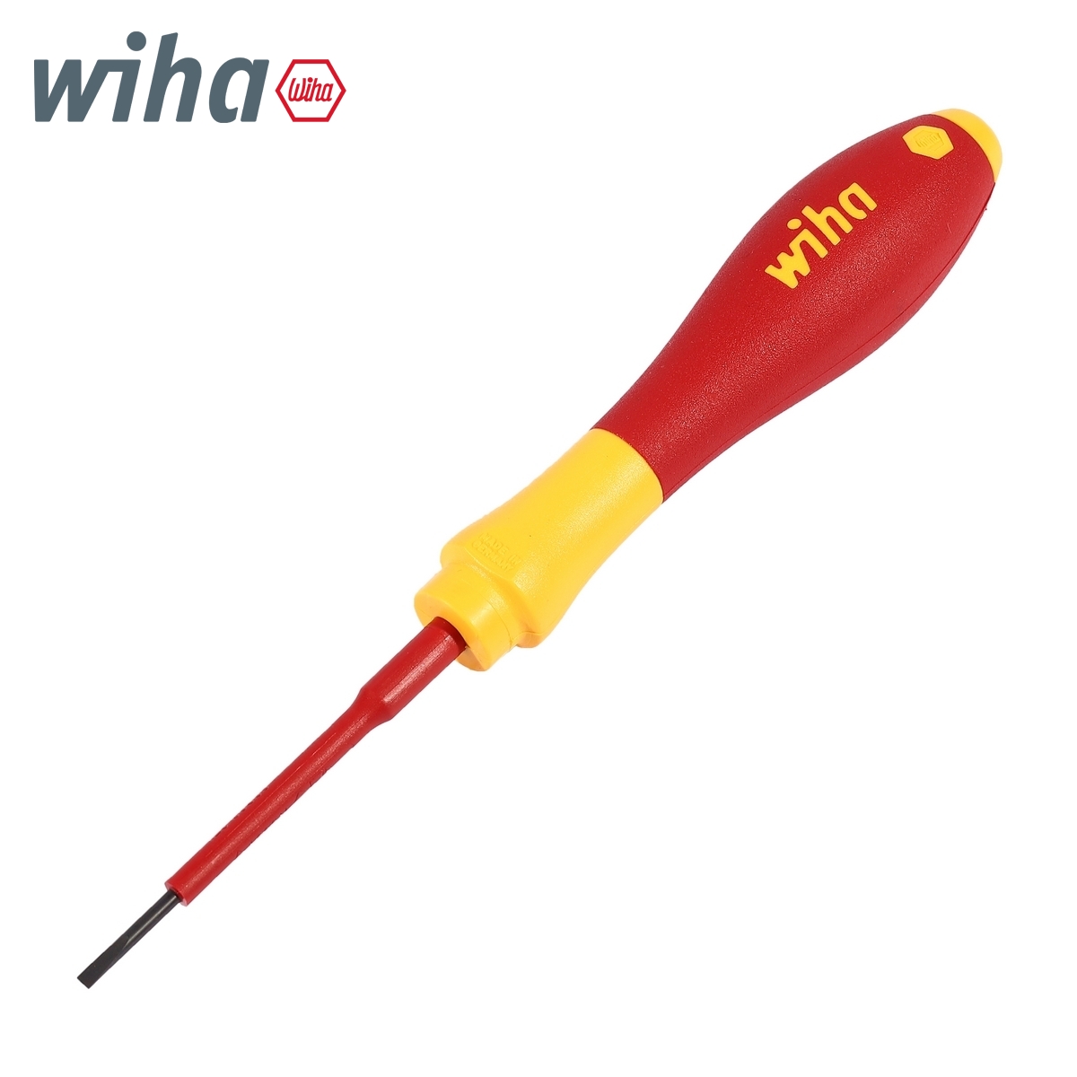 ไขควงกันไฟ SOFTFINISH หัวแบน 2X60มม WIHA รุ่น 320N ราคา ฿264