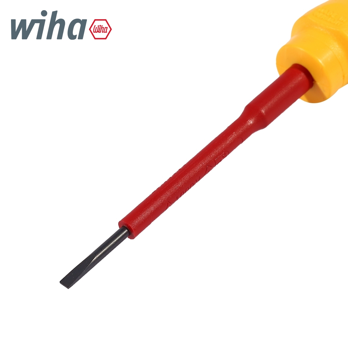 ไขควงกันไฟ SOFTFINISH หัวแบน 2X60มม WIHA รุ่น 320N รูปที่ 2