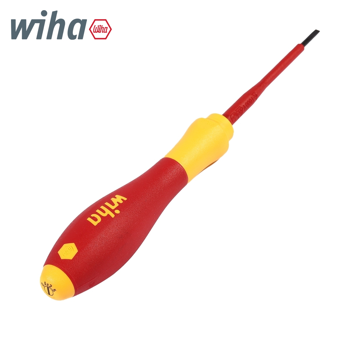ไขควงกันไฟSOFTFINISHหัวแบน 2.5X75มม WIHA รุ่น 320N รูปที่ 4