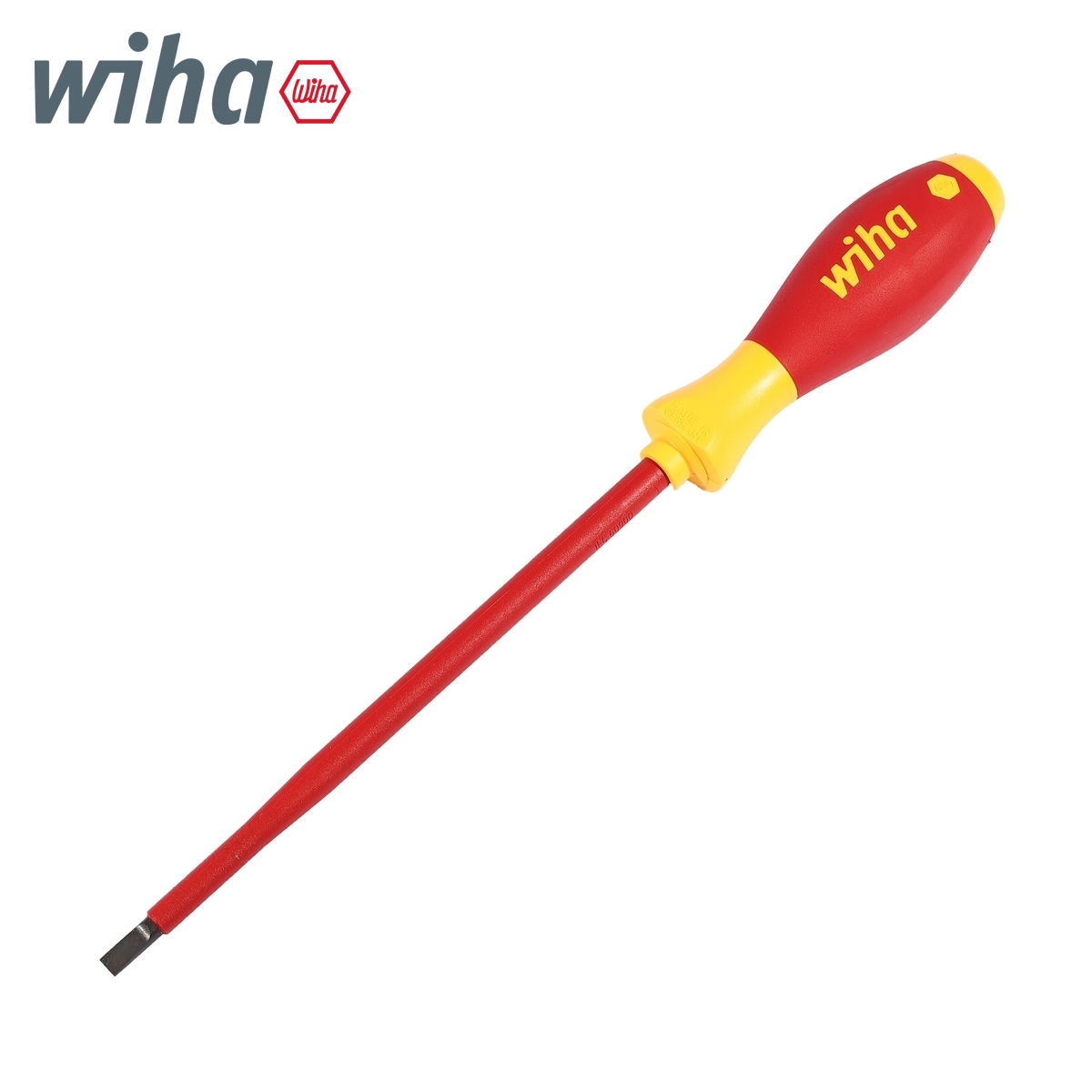 ไขควงกันไฟSOFTFINISHหัวแบน5.5X175มม WIHA รุ่น 320N ราคา ฿468