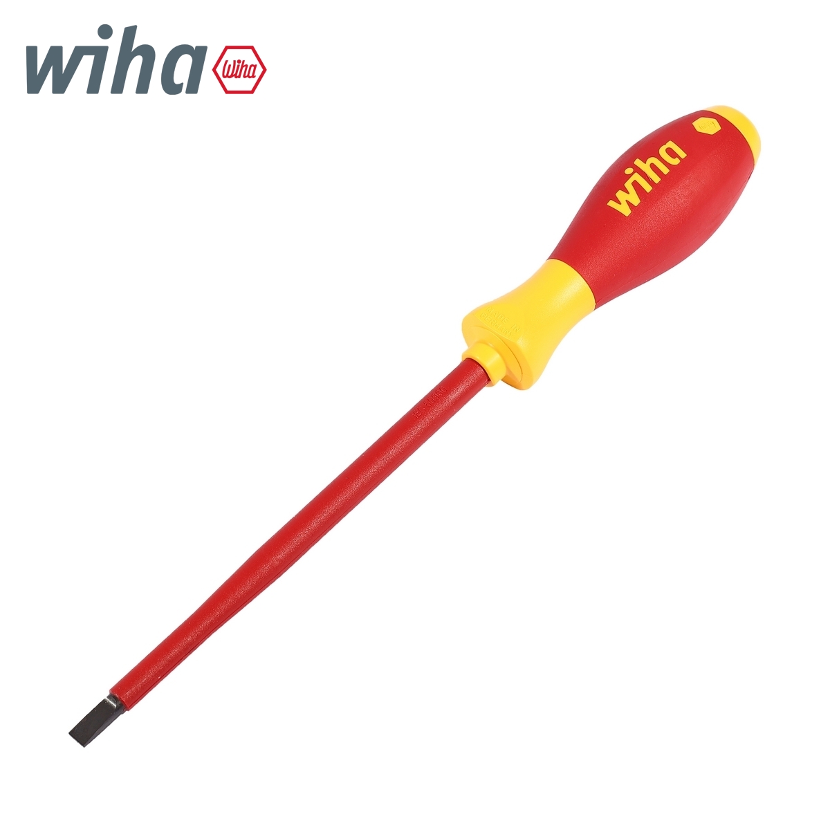 ไขควงกันไฟSOFTFINISHหัวแบน 6X150 มม WIHA รุ่น 320N ราคา ฿444
