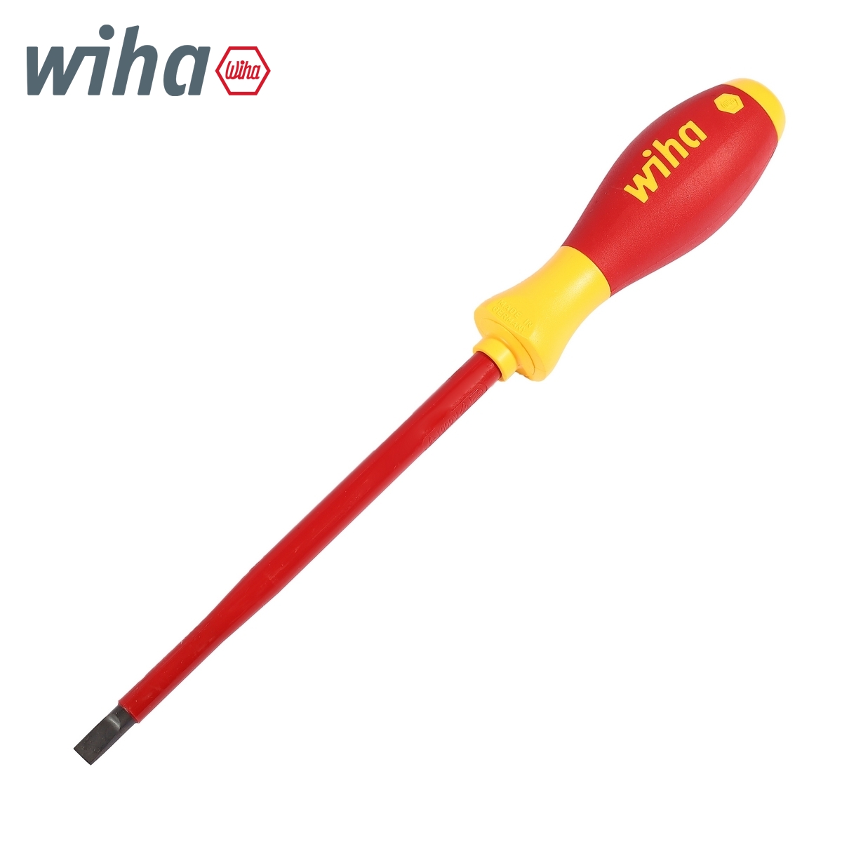 ไขควงกันไฟSOFTFINISHหัวแบน6.5X150มม WIHA รุ่น 320N ราคา ฿480