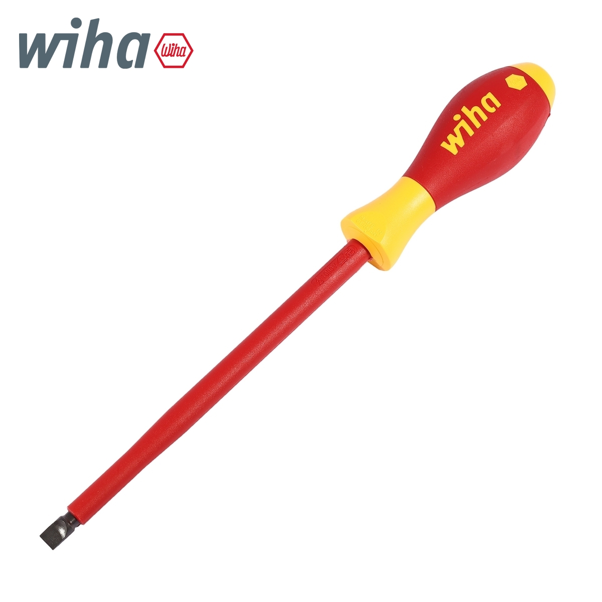 ไขควงกันไฟSOFTFINISHหัวแบน8X1.2X175 WIHA รุ่น 320N ราคา ฿552