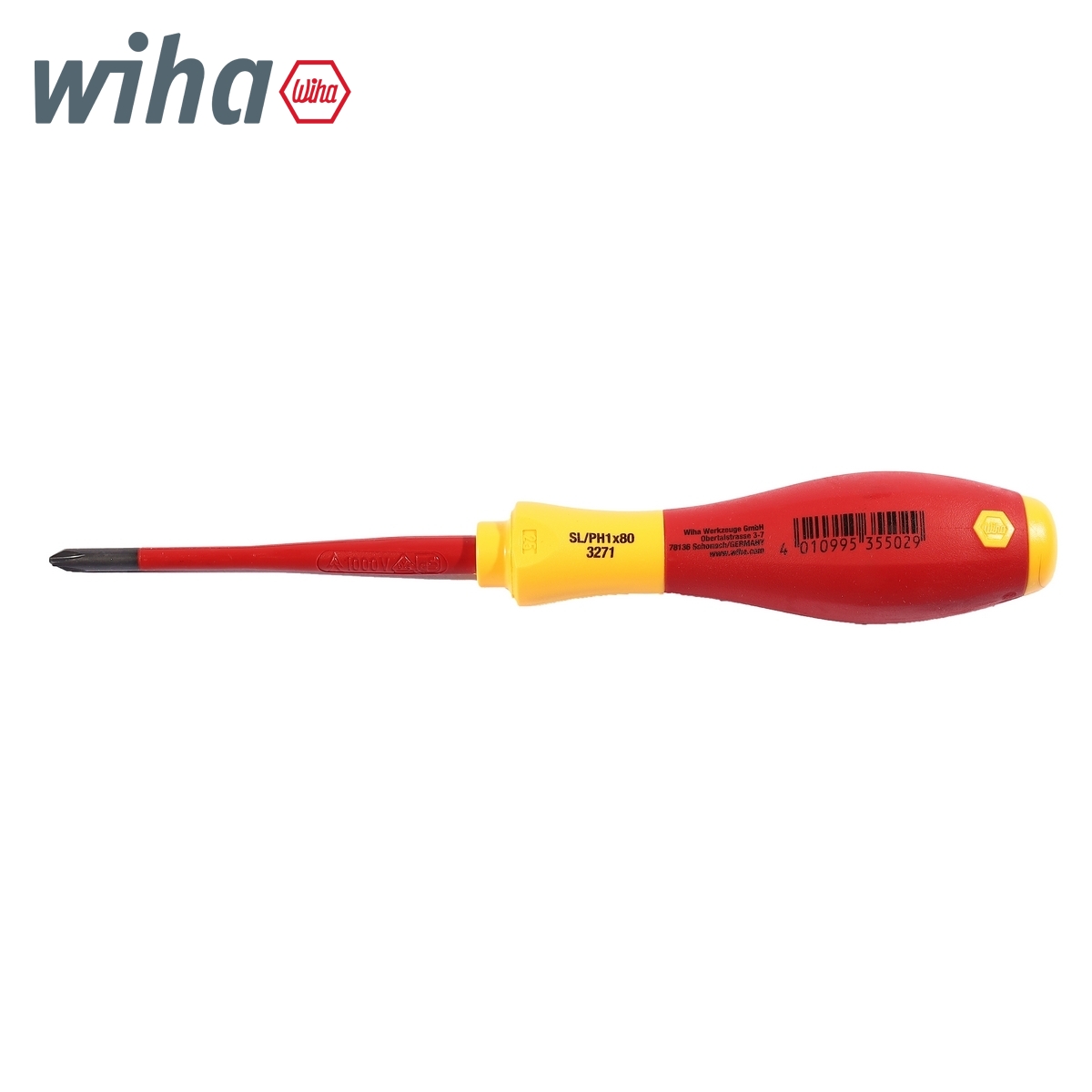 ไขควงVDE SOFTFINISHSLIMFIX -/+1X80มม WIHA รูปที่ 5