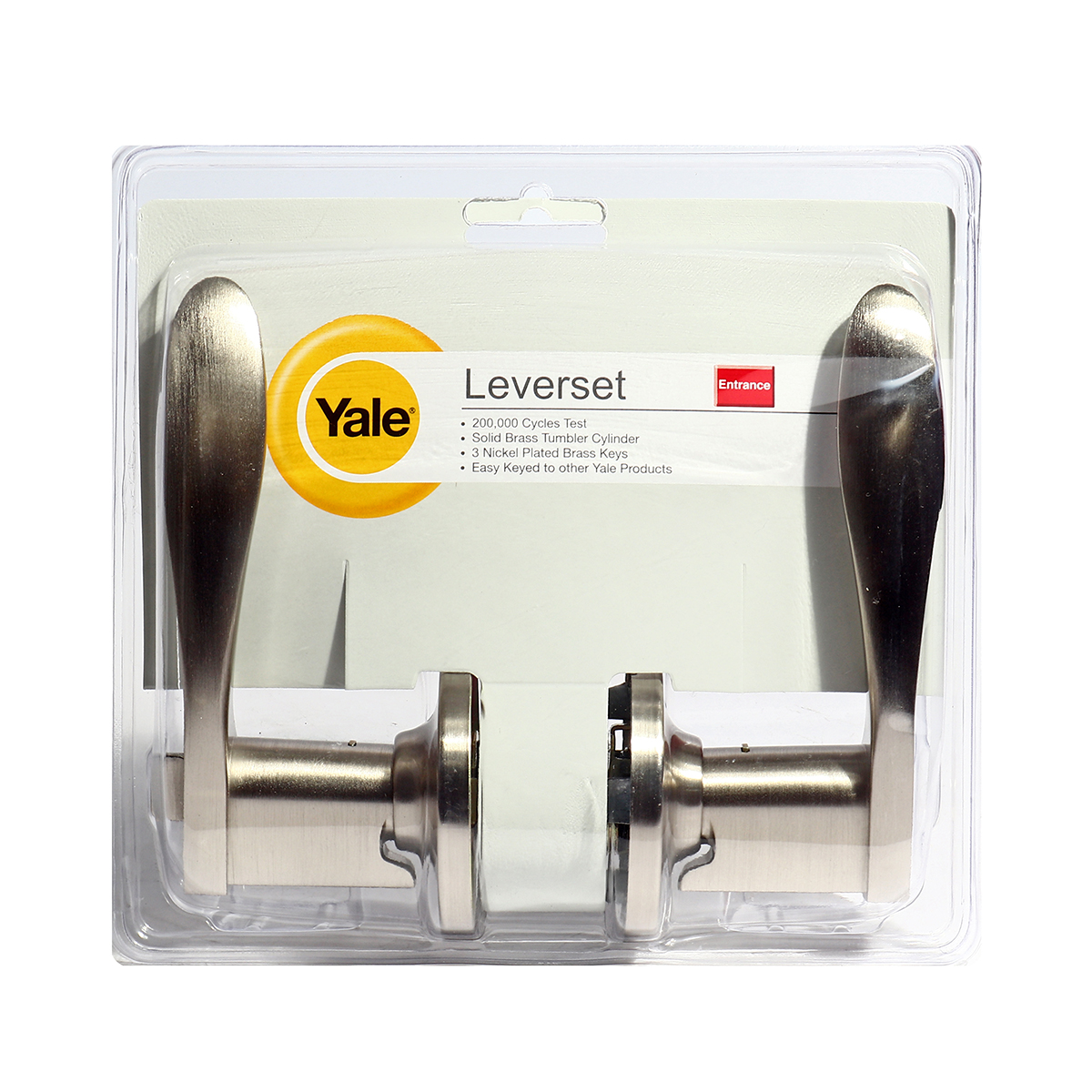 มือจับเขาควายก้านตรง สีสแตนเลส YALE รุ่น VL5327 รูปที่ 3
