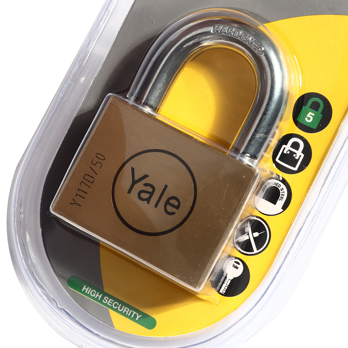 กุญแจ50มม. คอสั้น ระบบดิกส์ YALE รุ่น BD50 รูปที่ 2