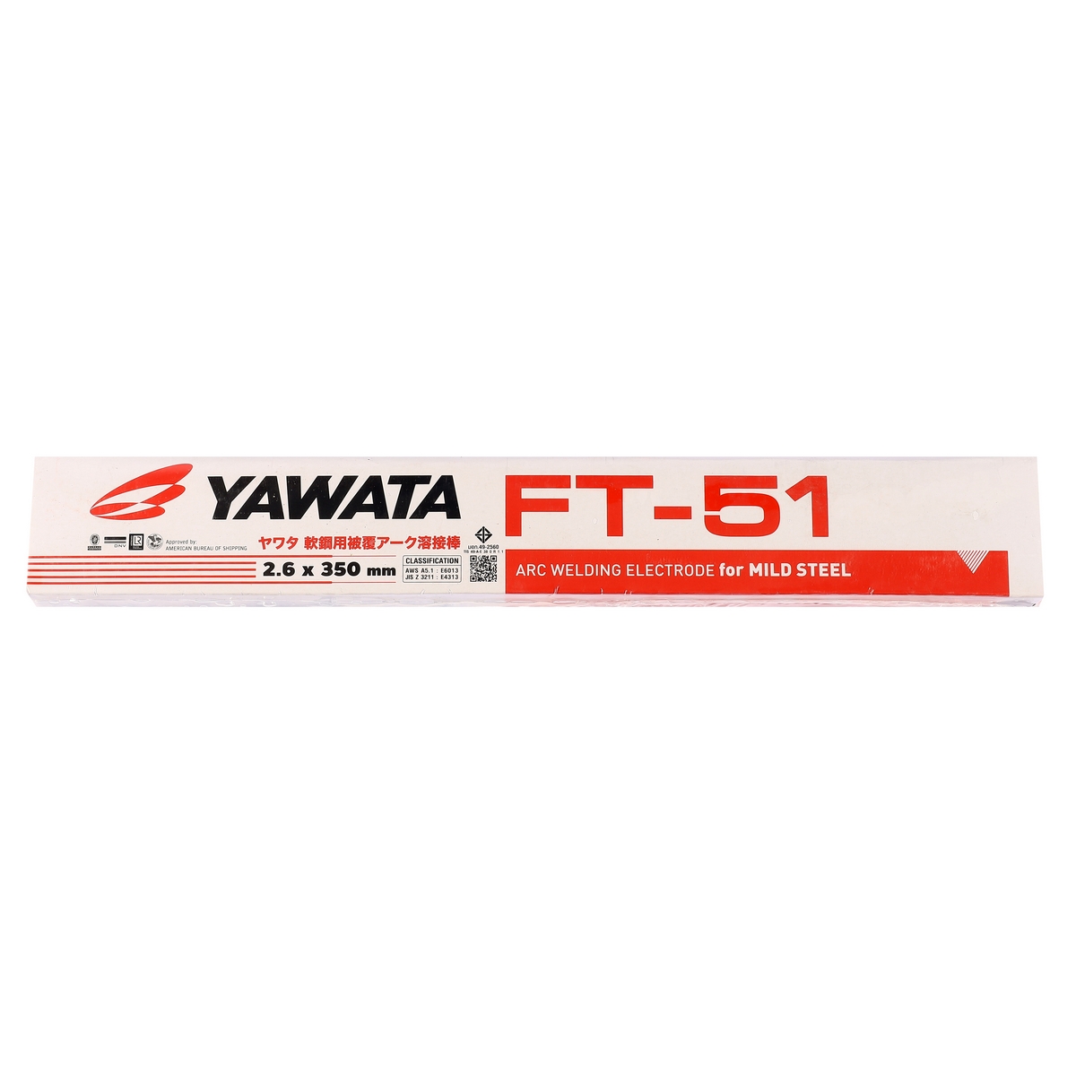 ลวดเชื่อมเหล็กเหนียว #2.6 MM. 2KG FT-51 YAWATA รุ่น FT51026 รูปที่ 3