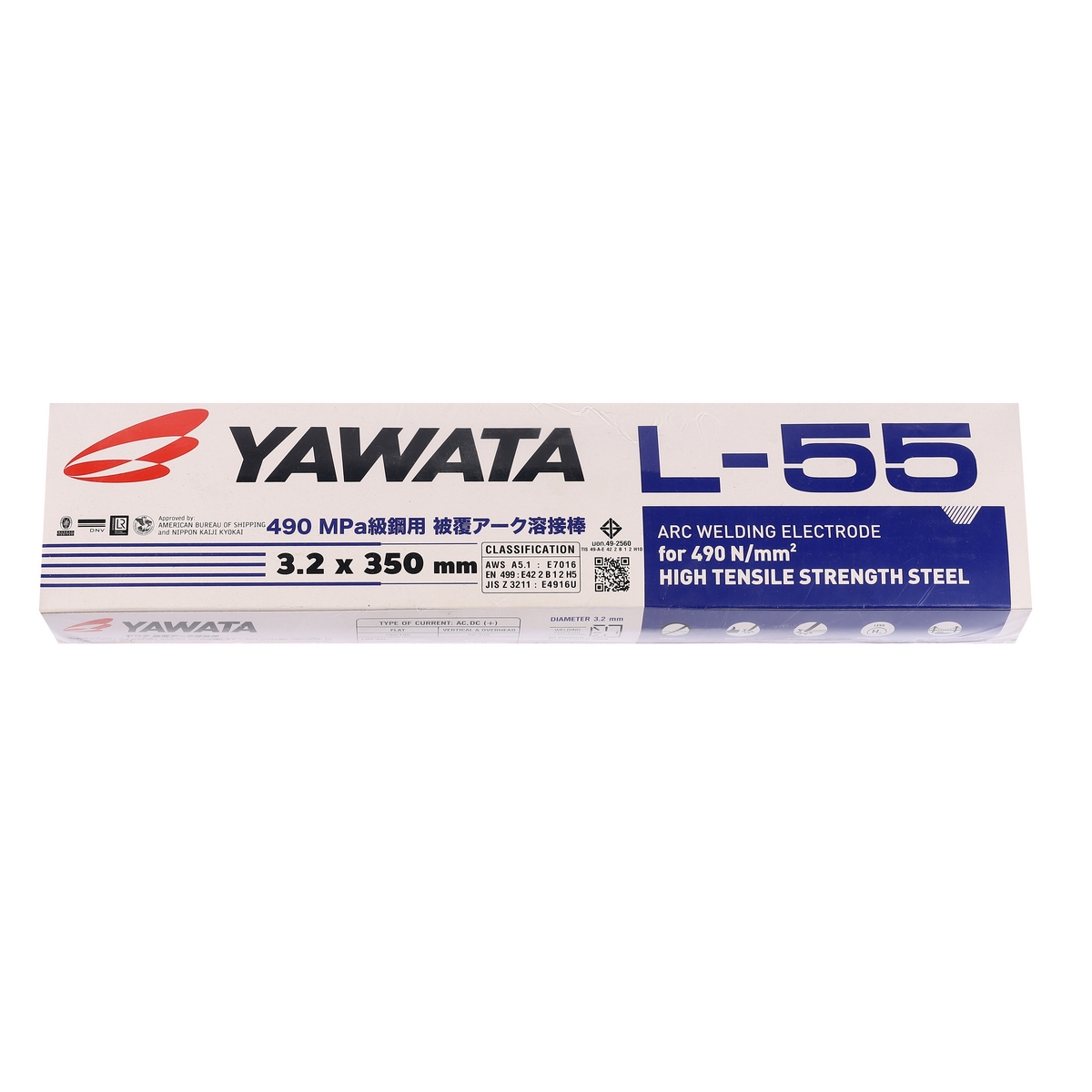 ลวดเชื่อมแรงดึงสูง #3.2 MM. 5KG L-55 YAWATA รุ่น L55032 รูปที่ 3