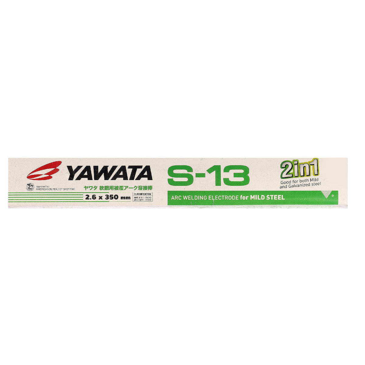 ลวดเชื่อมกัลวาไนซ์ #2.6 MM. 2KG S-13 YAWATA รุ่น S13026 รูปที่ 2